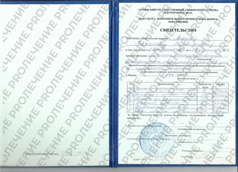 Лапеев В. В. - документ об образовании, 3 из 6